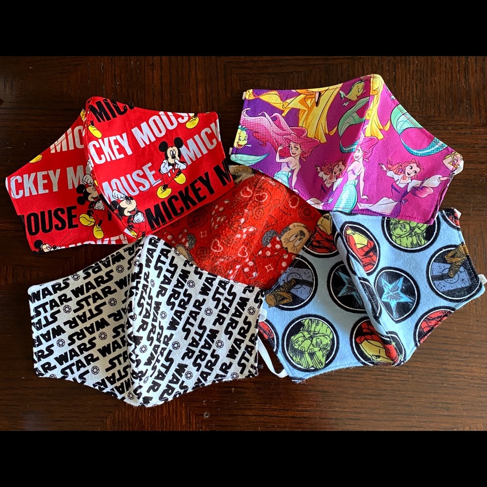 Disney Reusable Face Mask Bundle for Adults